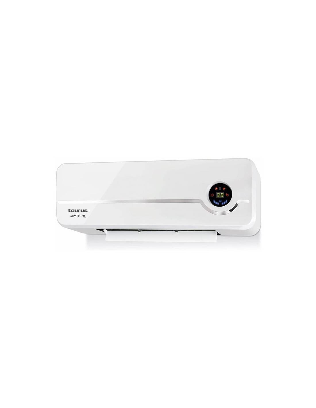 Calefactor Taurus RCMB 231 - 2000W, Apto Para Baños (IP22), 2 Posiciones (pared/suelo), Control Remoto, Programable