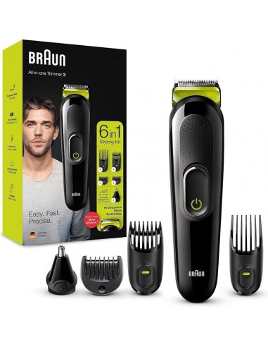 Braun Kit Tondeuse Polyvalente 6 en 1...