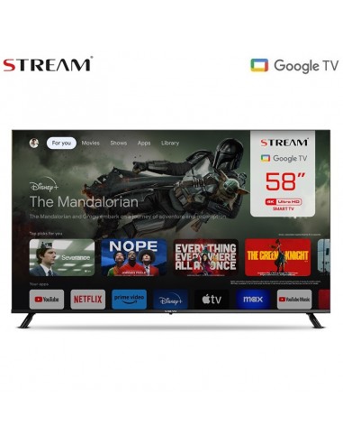 Stream TV Smart 58" UHD (4k) Google...