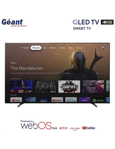 Géant Tv QLED 55’’ 4K UHD Smart WebOs...