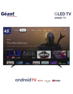 Géant Tv Smart 43" QLED...