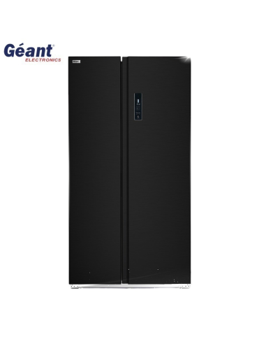 Géant Réfrigérateur 562L Noir SIDE BY...