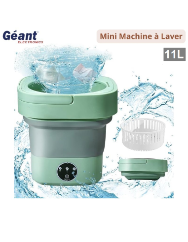 Géant Mini Machine à laver 11 L Blanc...