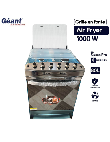 Géant Cuisinière 4 Feux Queen PRO...
